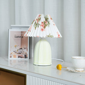 Pleated Ceramic Lamp