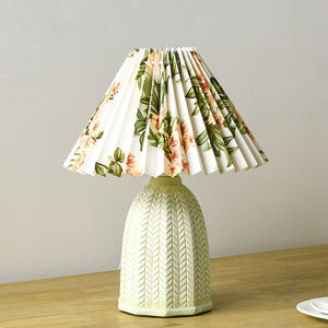 Pleated Ceramic Lamp
