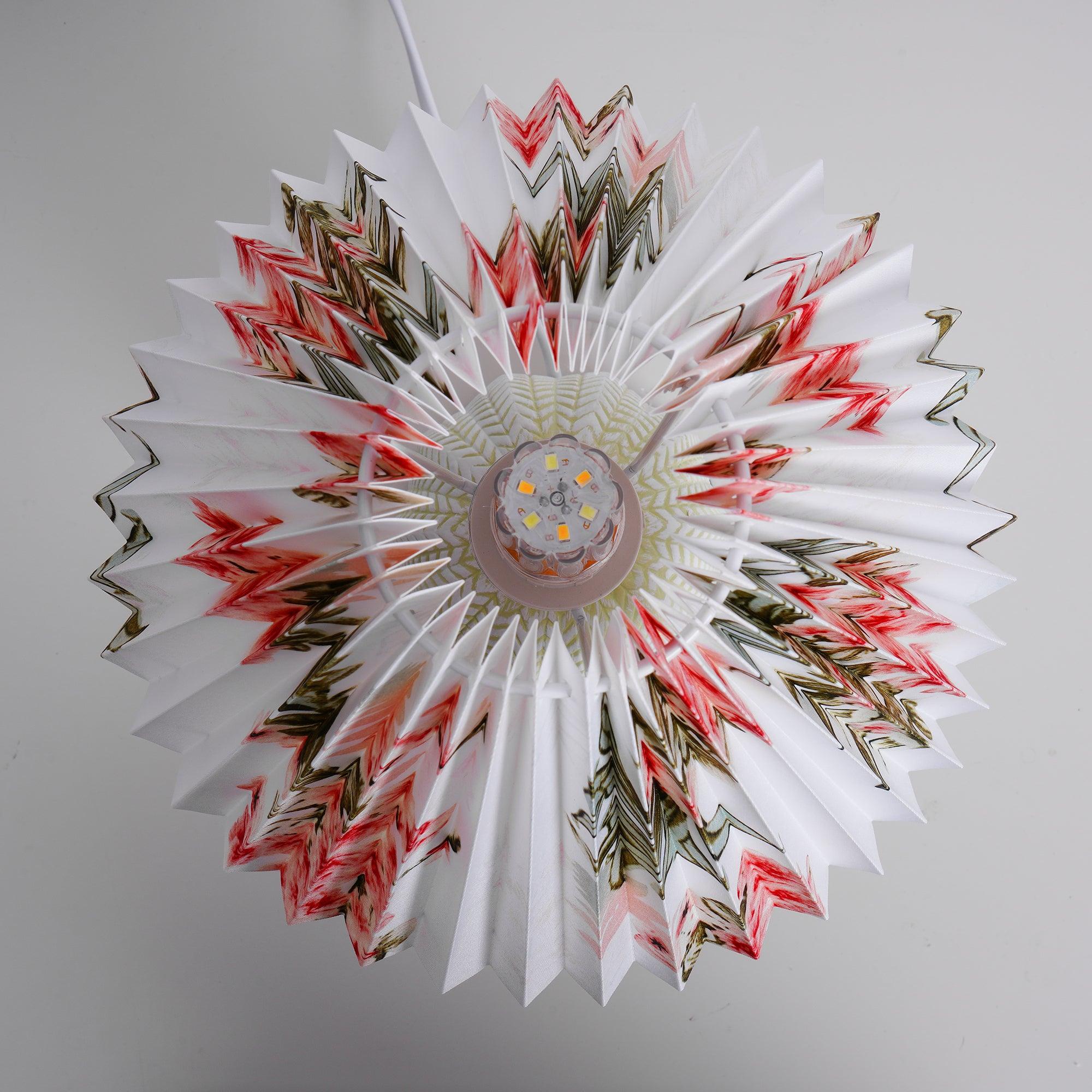 Pleated Ceramic Lamp