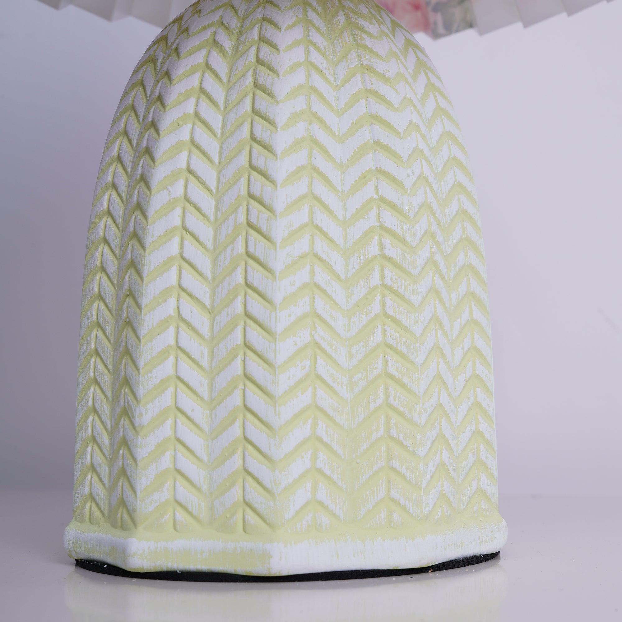 Pleated Ceramic Lamp
