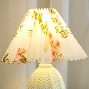 Pleated Ceramic Lamp