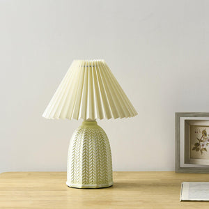 Pleated Ceramic Lamp