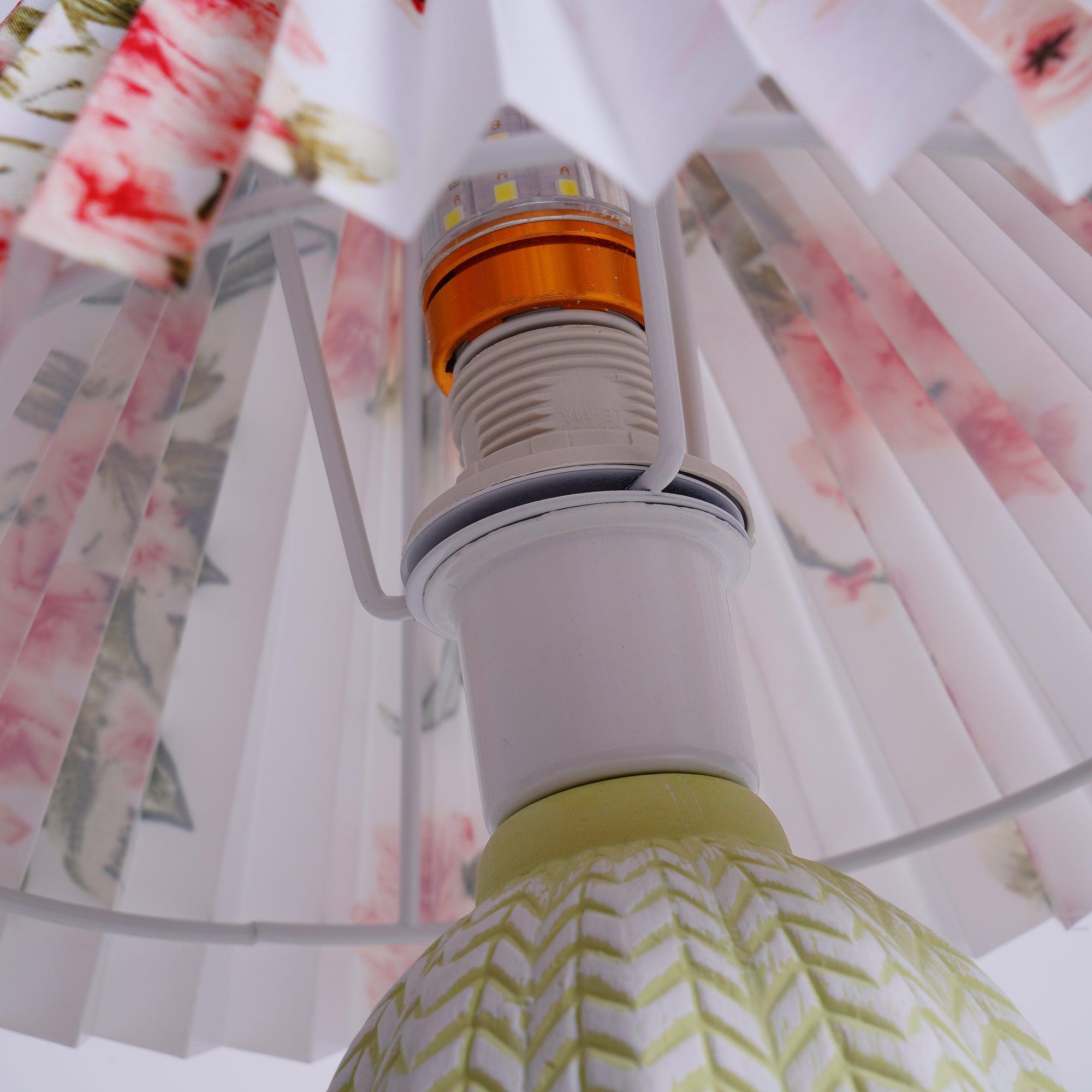Pleated Ceramic Lamp
