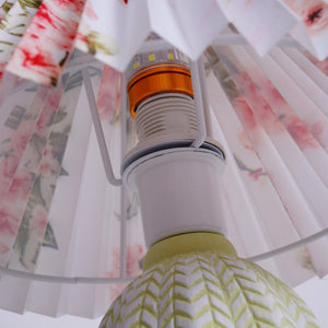 Pleated Ceramic Lamp