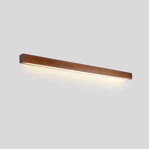 Linear Wood Wall Light