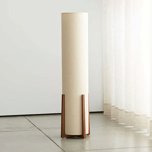 Walnut Tower Floor Lamp