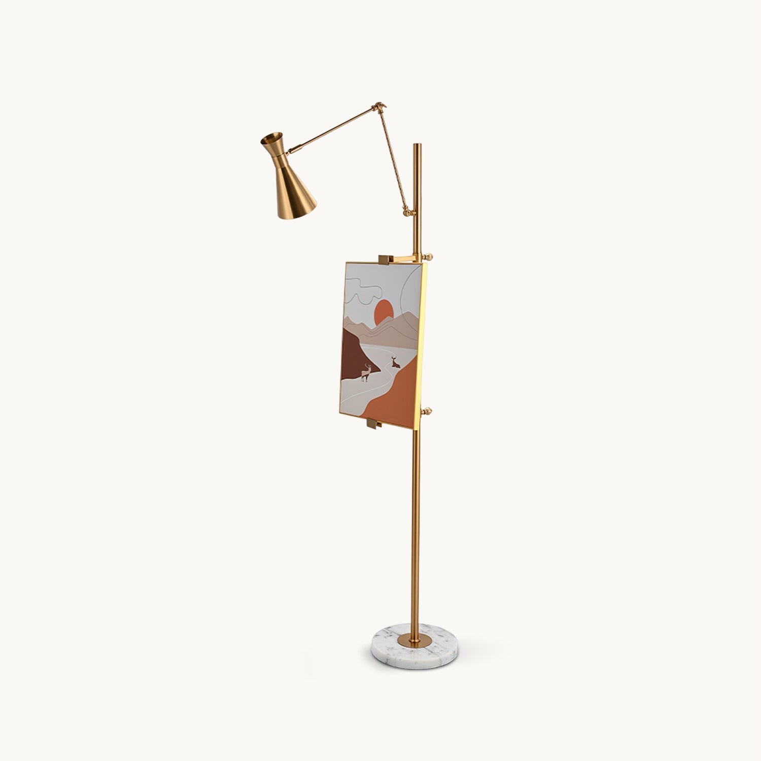 Artisan Easel Floor Lamp