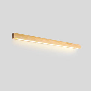 Linear Wood Wall Light
