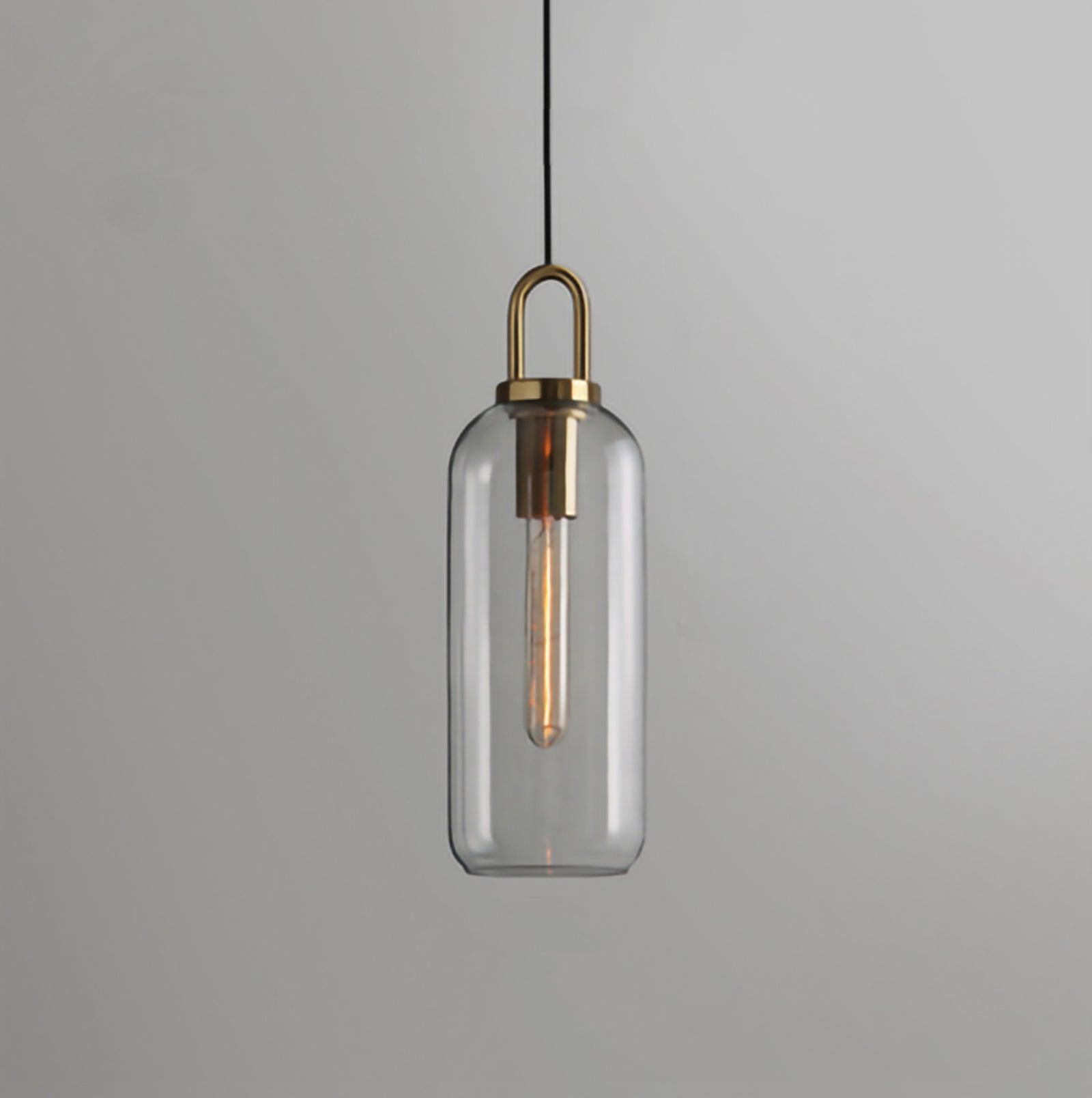 Copper Glass Pendant