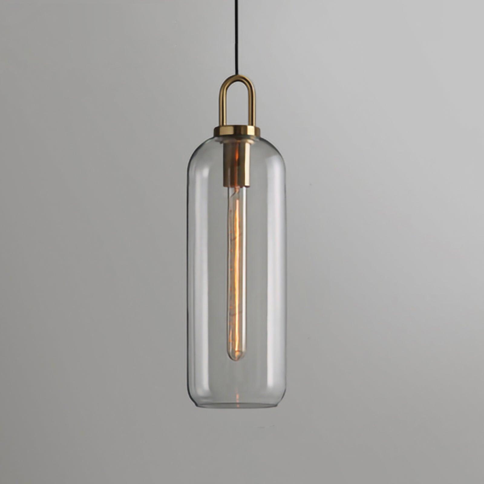 Copper Glass Pendant