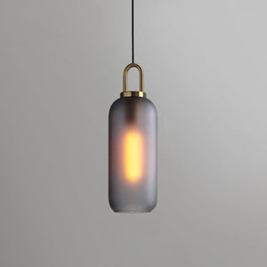 Copper Glass Pendant
