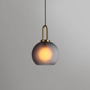 Copper Glass Pendant