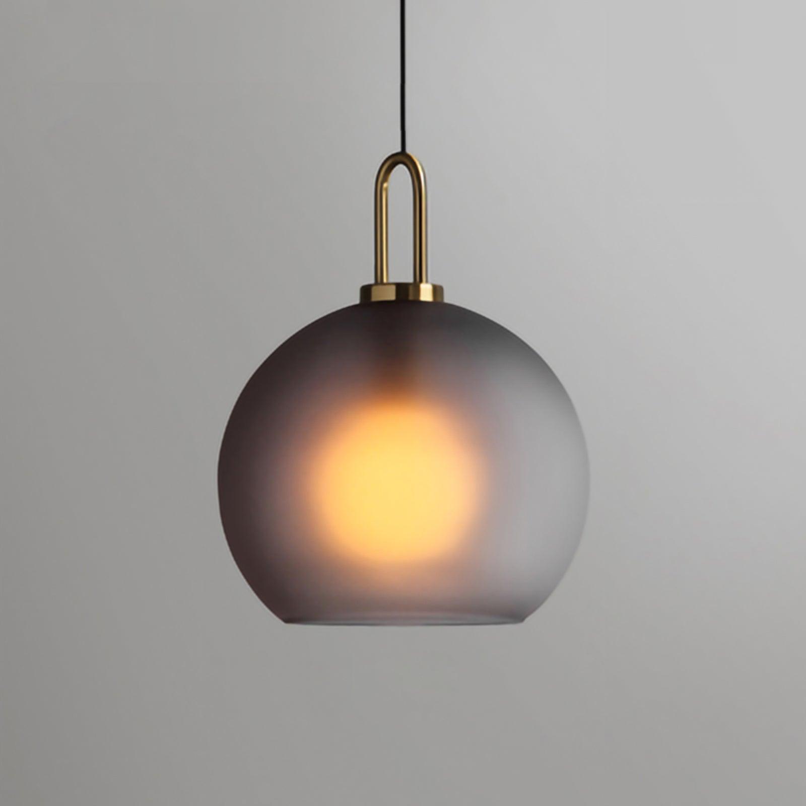 Copper Glass Pendant