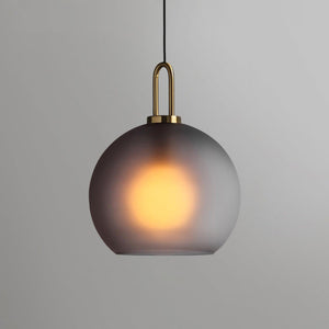 Copper Glass Pendant