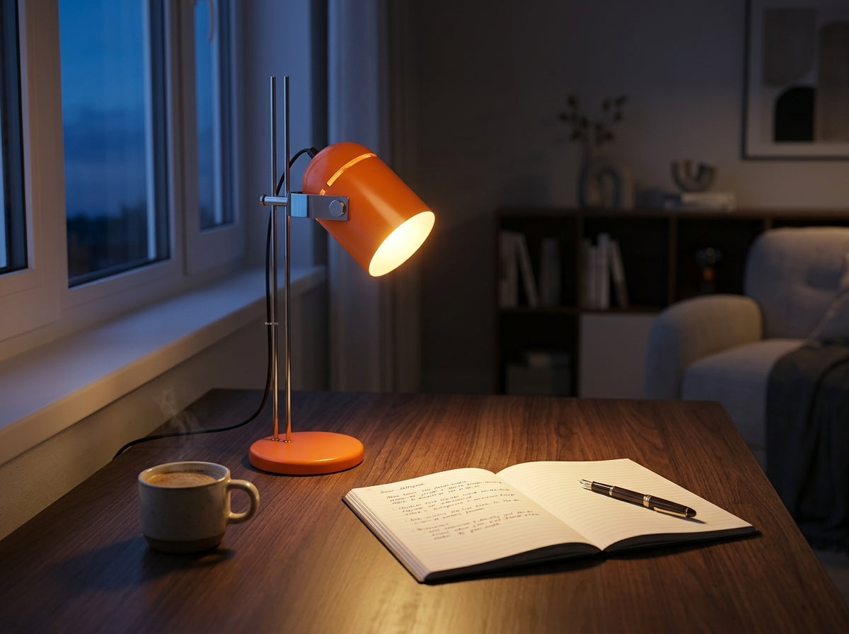 Adjustable Spotlight Desk Lamp - Elevate Your Evening Workspace