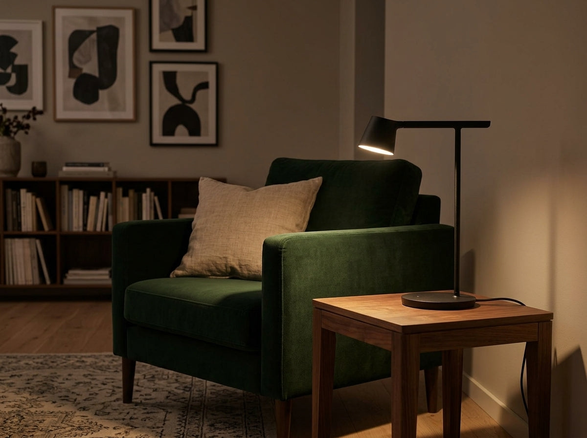 Aero Angled Table Lamp - Sets a Warm, Modern Mood