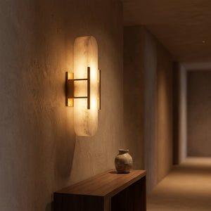 Alabaster Column Sconce - Main Product Image