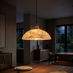 Alabaster Curve Pendant - Main Product Image