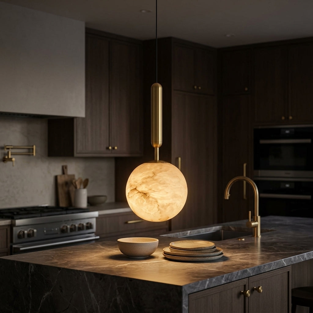 Alabaster Glow Pendant - Main Product Image