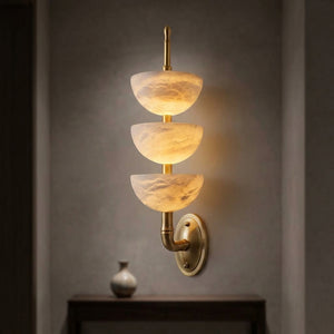 Alabaster Stacked Sconce - Main Product Image
