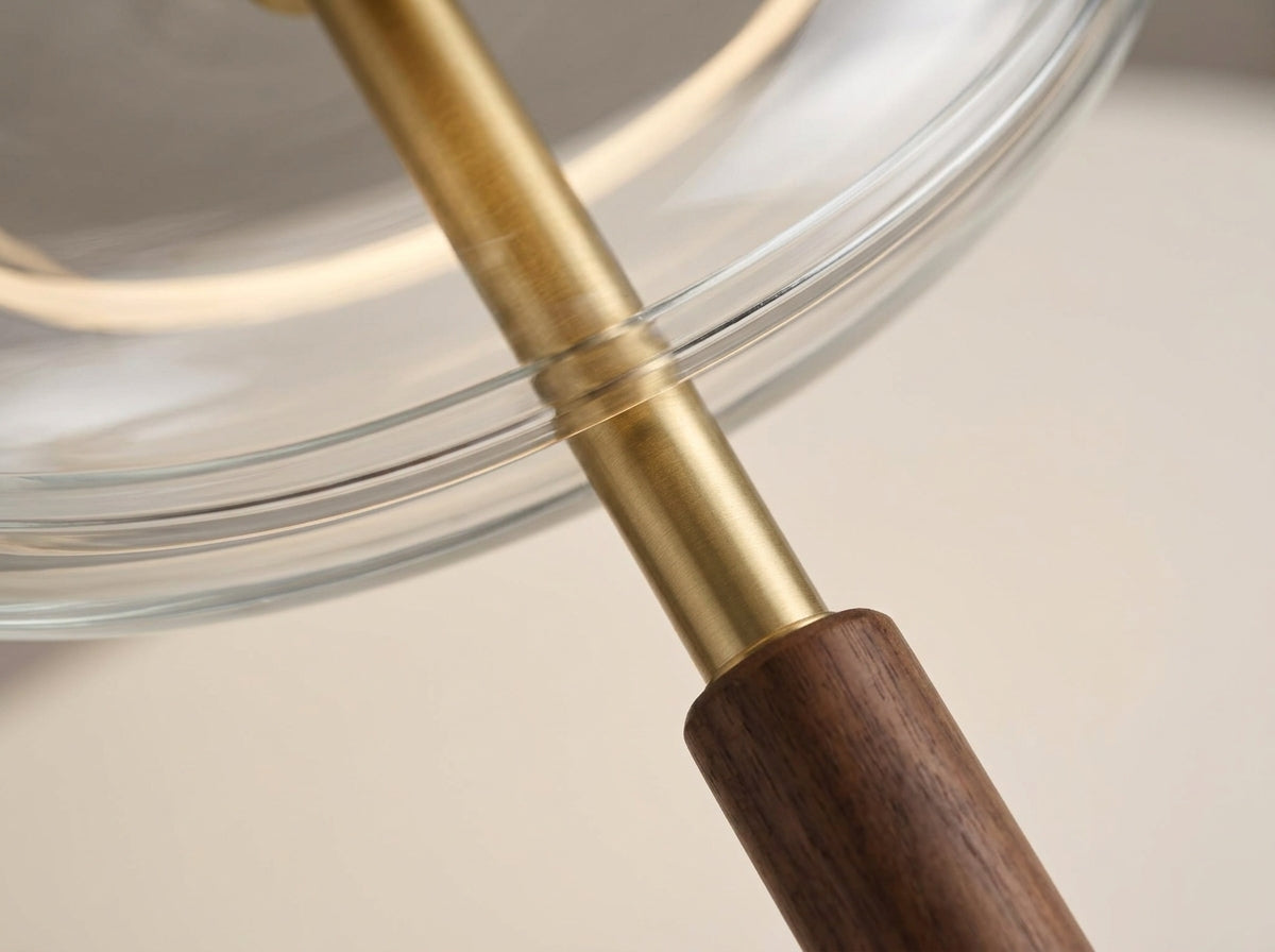 Amber Brass Floor Lamp - Crafted to Feel Effortlessly Elevated