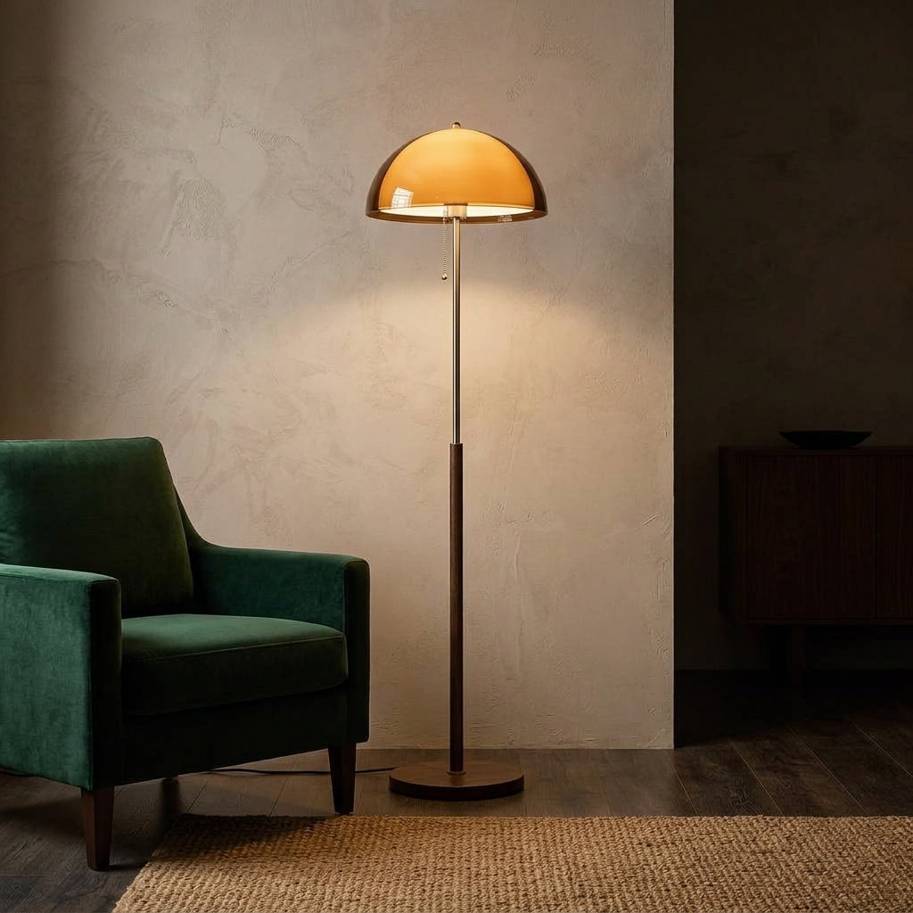 Amber Dome Floor Lamp - Main Product Image