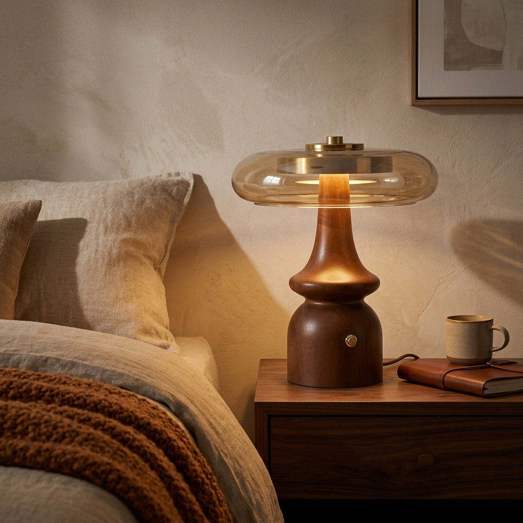 Amber Dome Table Lamp - Main Product Image