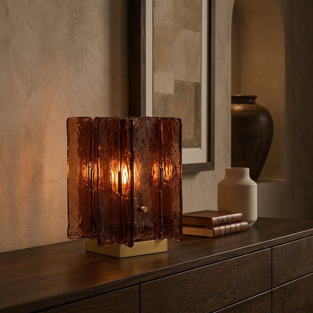 Amber Glow Table Lamp - Main Product Image