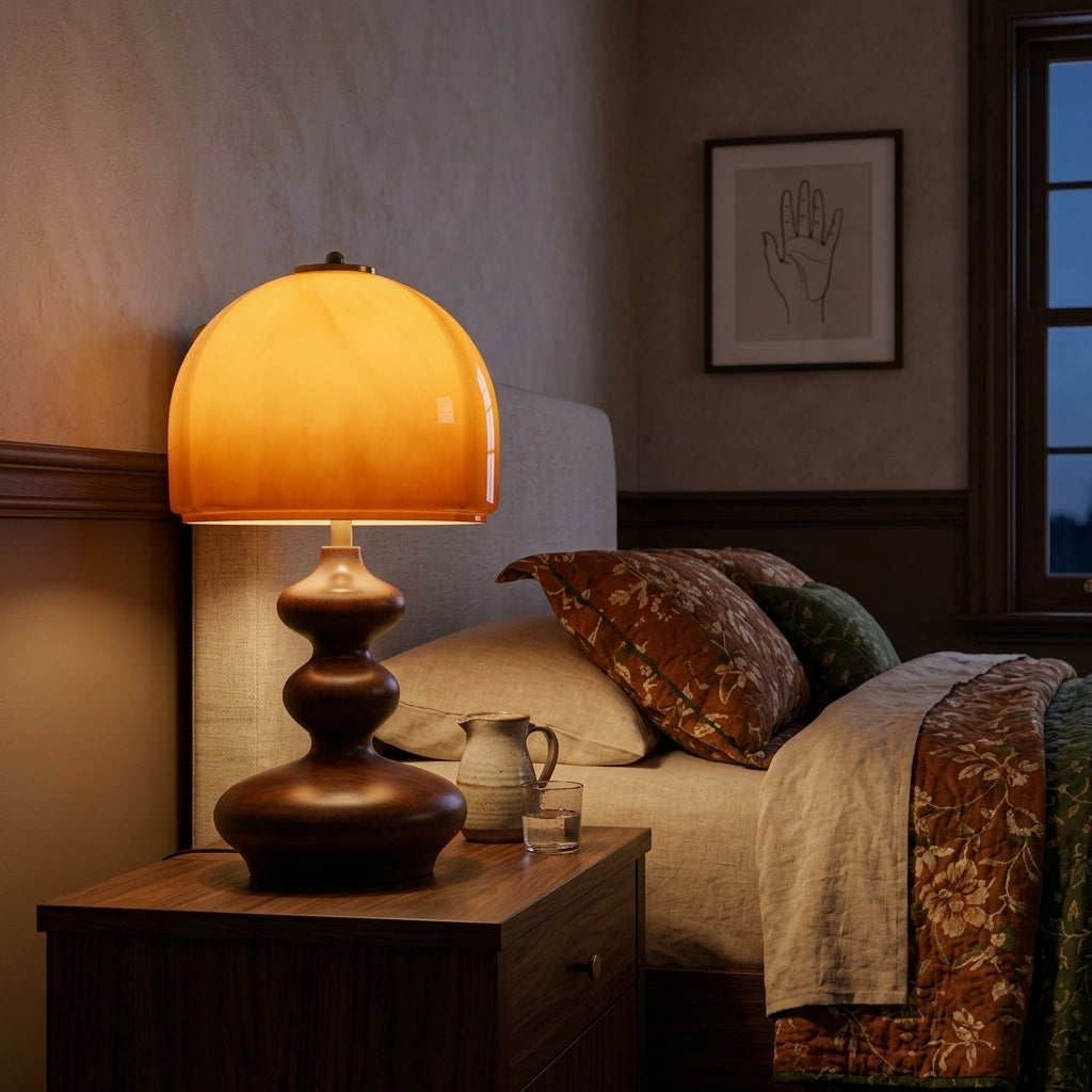 Amber Glow Table Lamp - Main Product Image
