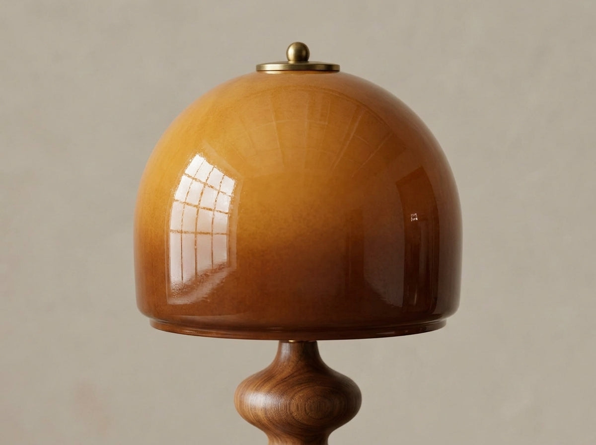 Amber Glow Table Lamp - Beautifully Crafted to Last