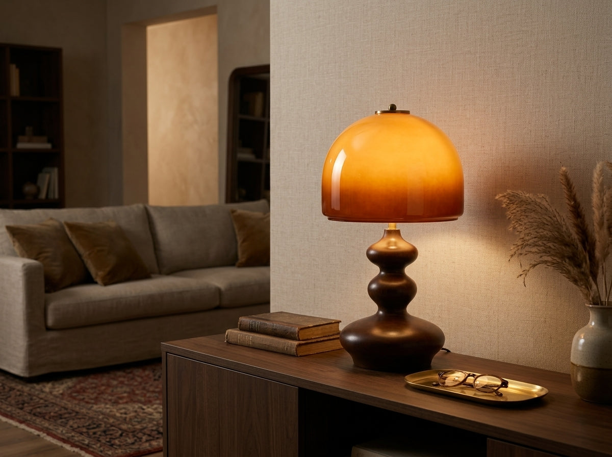 Amber Glow Table Lamp - Instantly Elevate Your Space