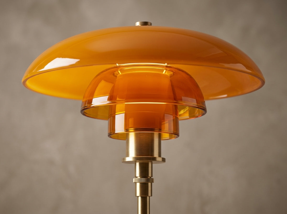 Amber Mushroom Lamp - Crafted for Lasting Beauty