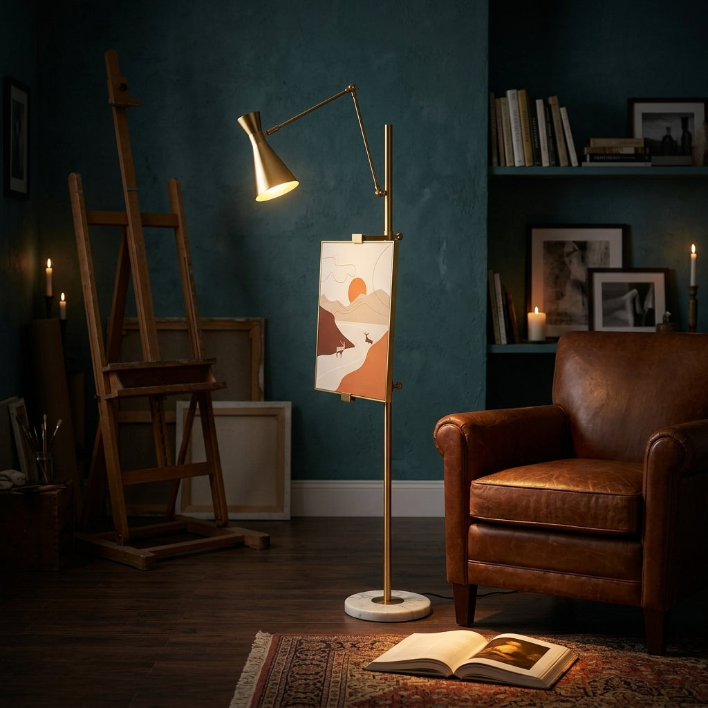 Artisan Easel Floor Lamp - Main Product Image
