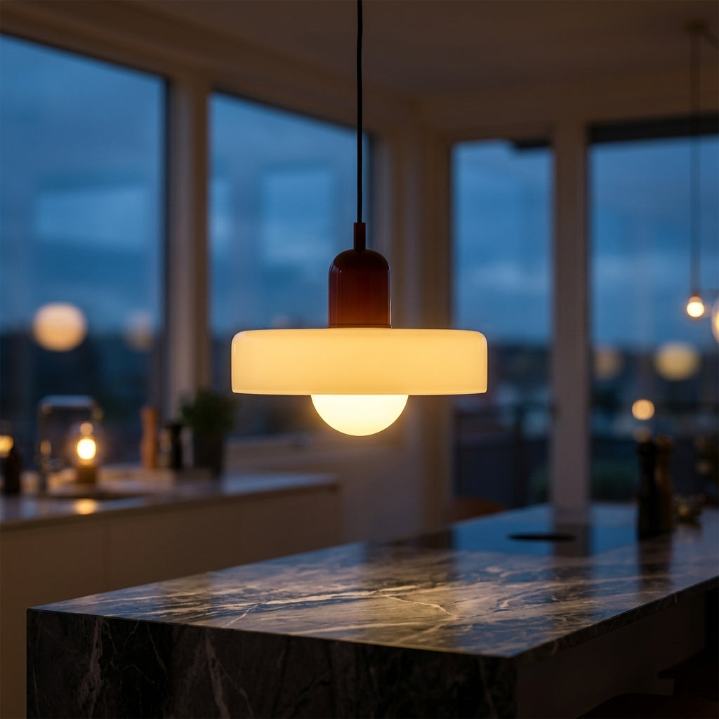 Bauhaus Glass Pendant - Main Product Image