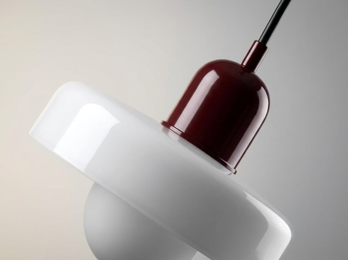Bauhaus Glass Pendant - Crafted for Lasting Beauty