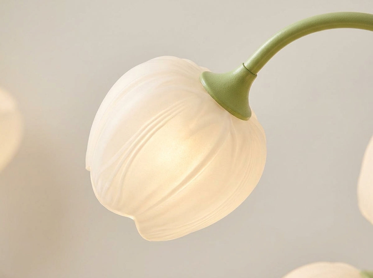 Blossom Glass Chandelier - Beautifully Crafted Floral Details