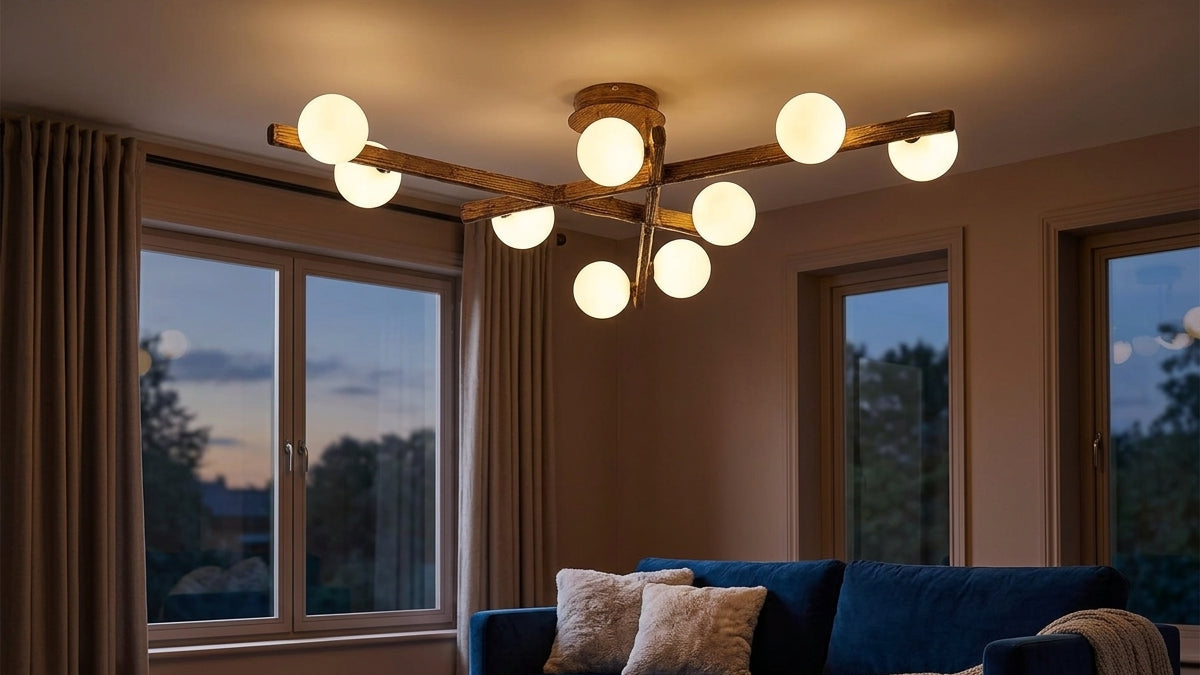 Branching Globe Chandelier - Instant Evening Ambiance