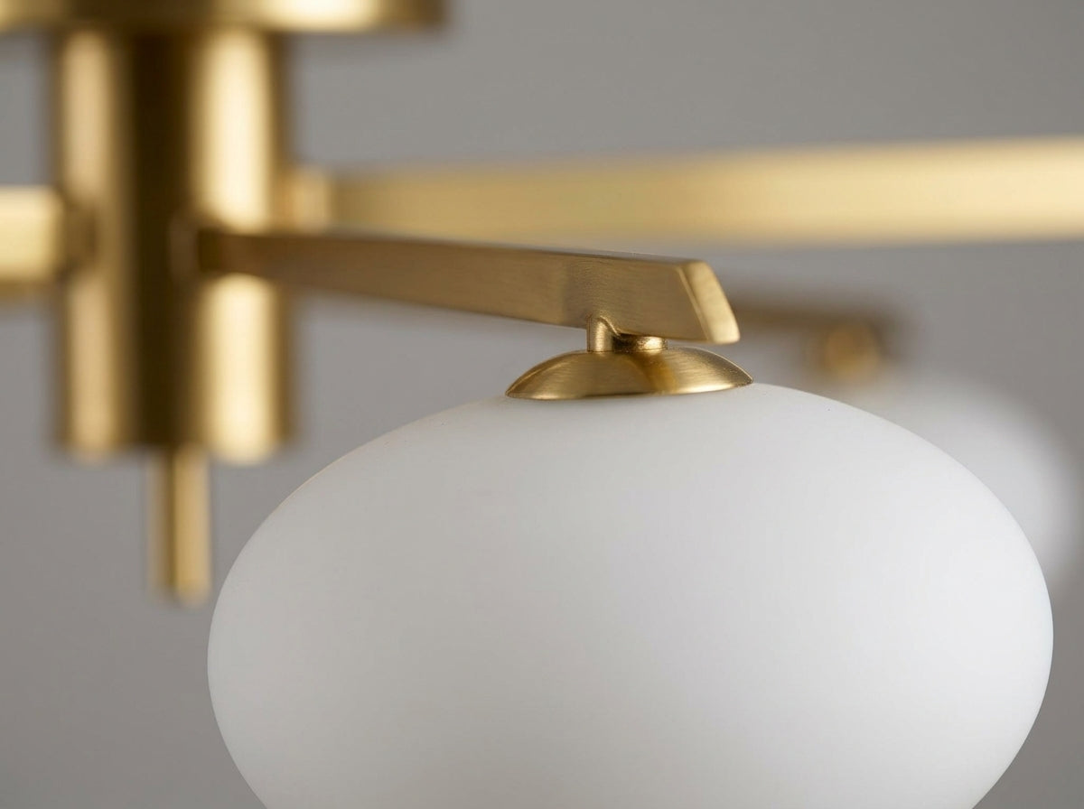 Brass Halo Chandelier - Crafted for Lasting Beauty