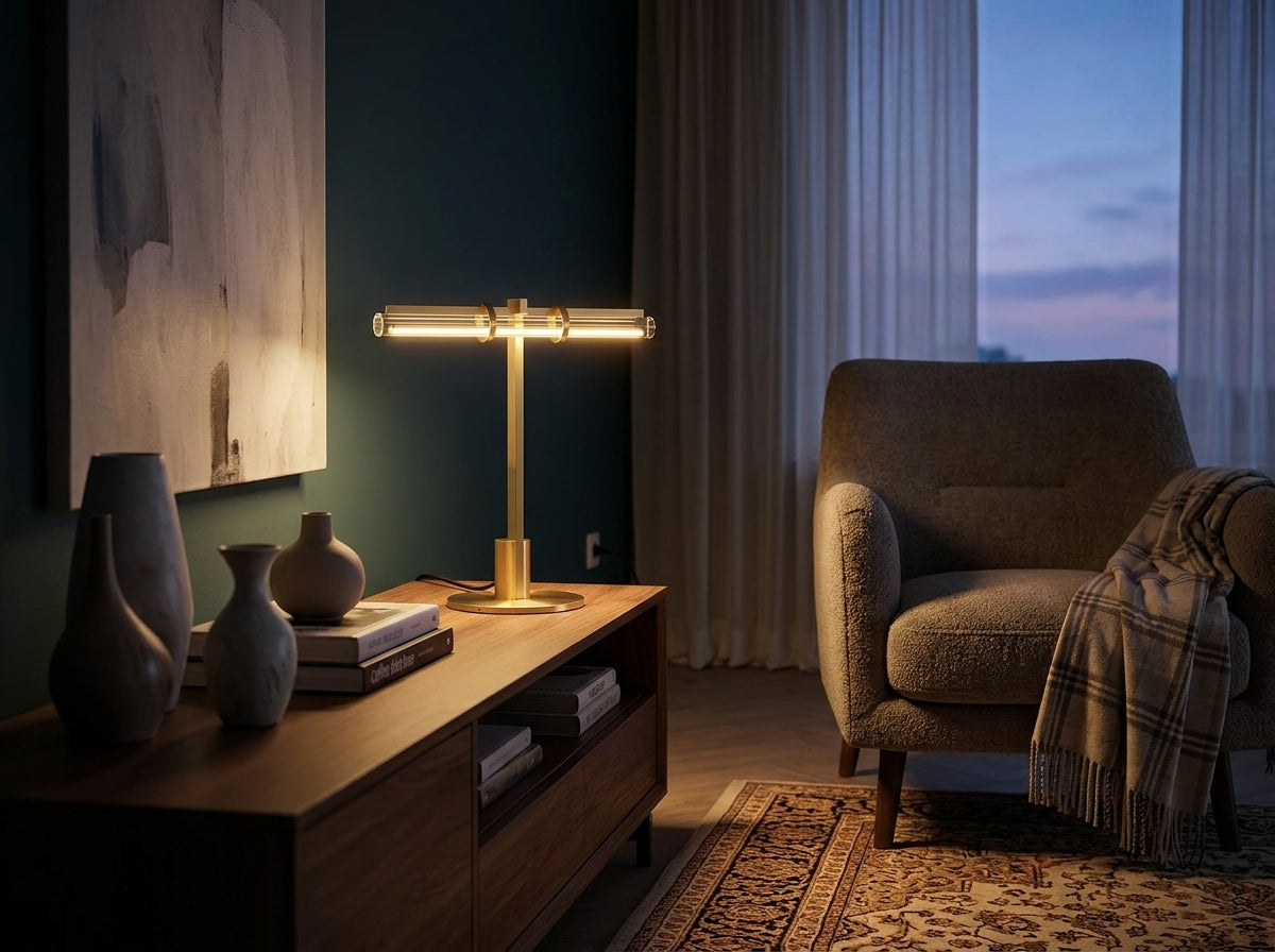 Brass Horizon Lamp - Sets the Mood Instantly