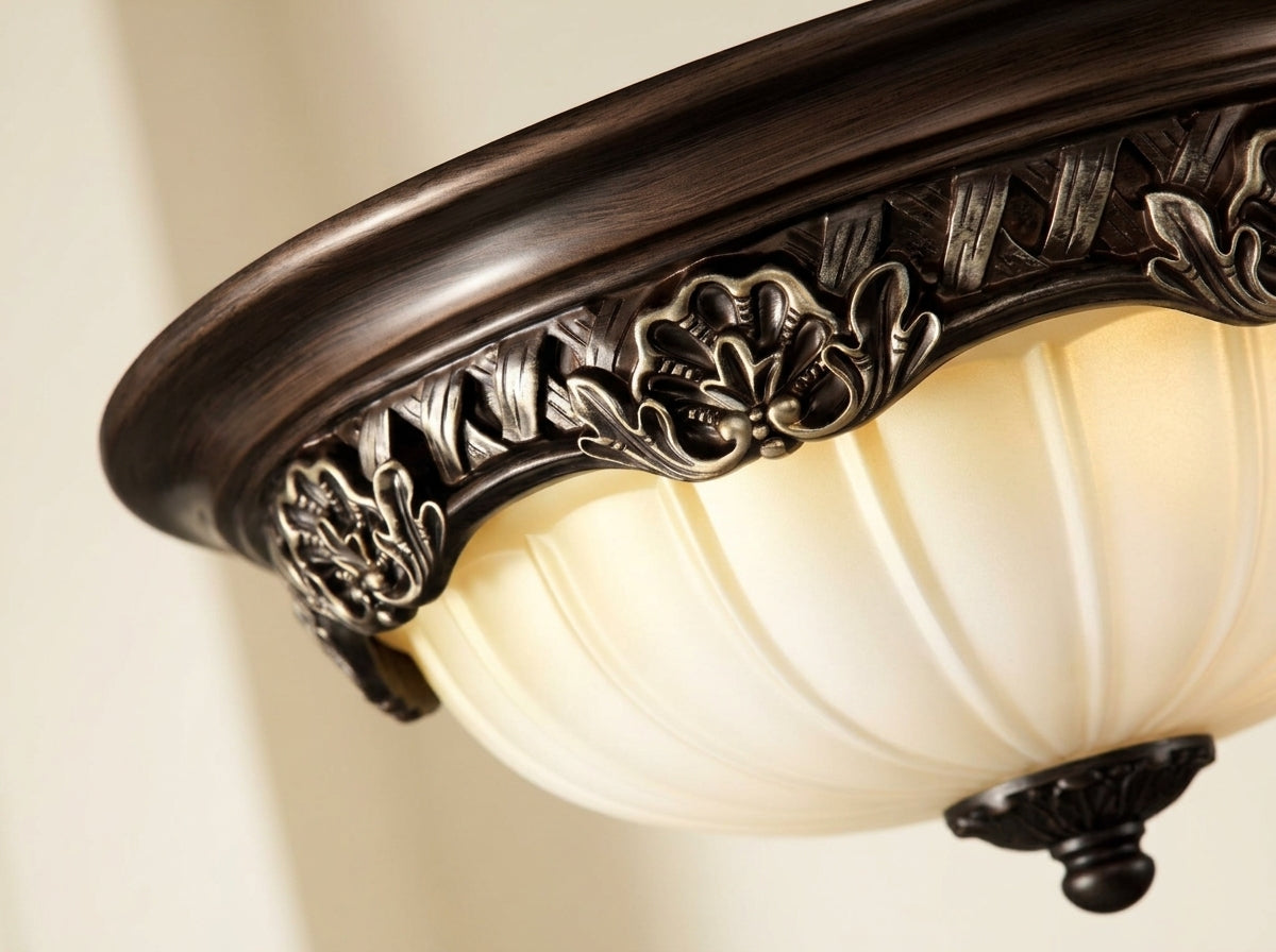 Bronze Glow Flush Light - Crafted to Impress Up Close