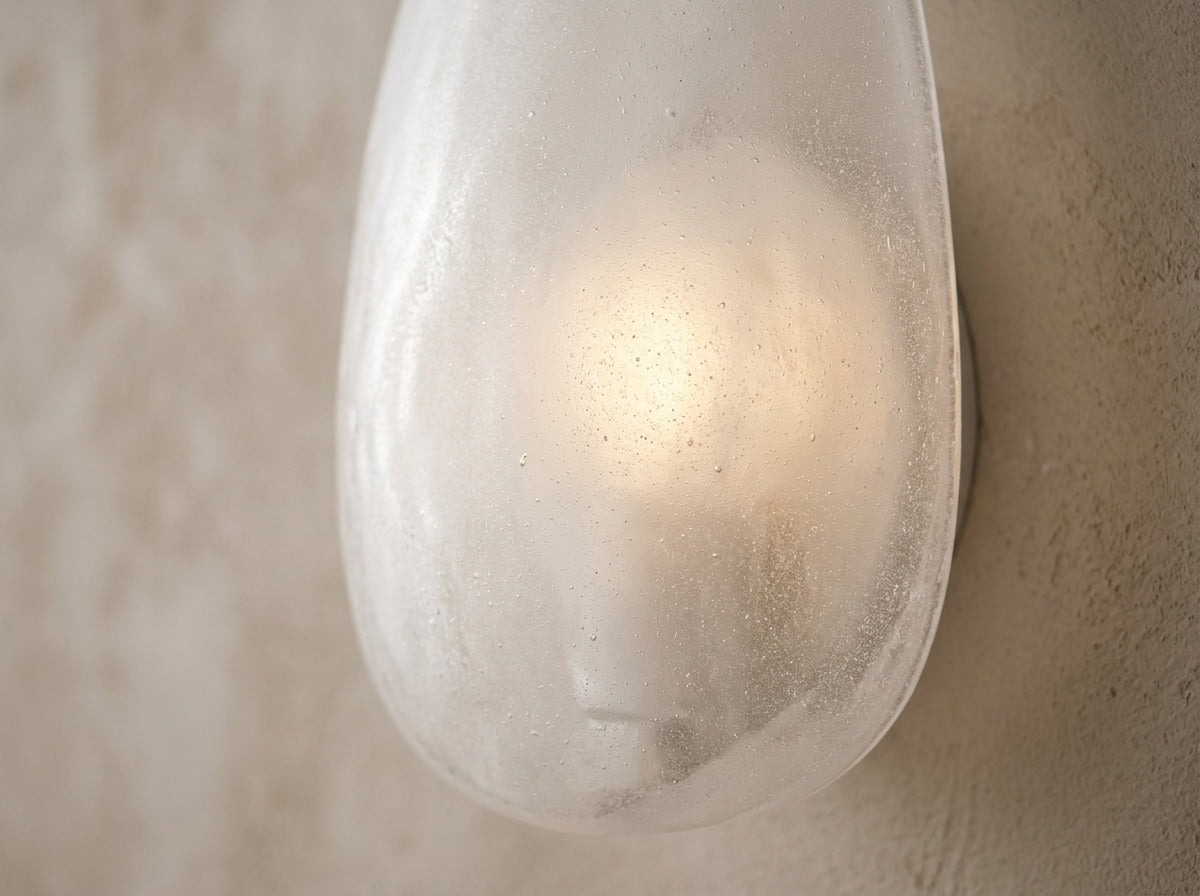 Bubble Glass Wall Sconce - Artisan Quality You Can Feel