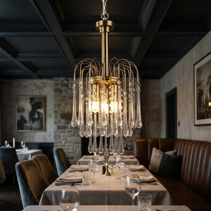 Cascade Glass Chandelier - Main Product Image