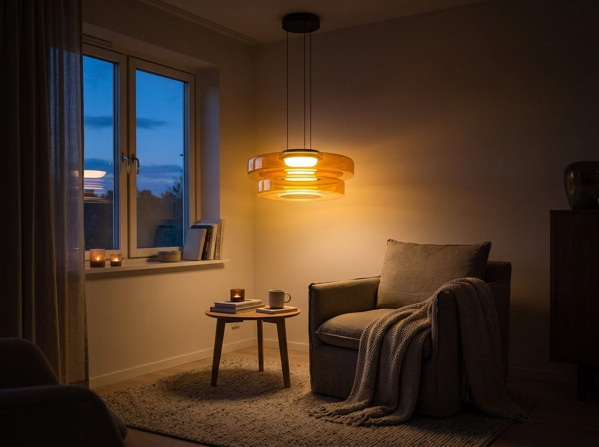 Cascade Glass Pendant - Sets the Mood Instantly