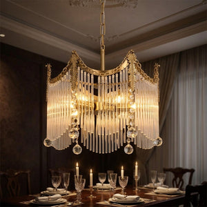 Cascading Crystal Chandelier - Main Product Image