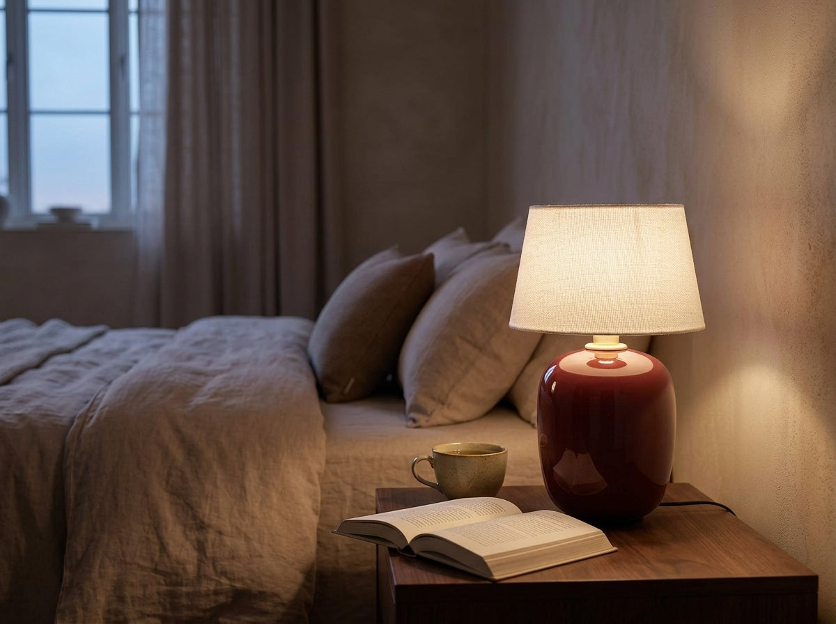 Ceramic Glow Table Lamp - Sets the Mood Every Evening