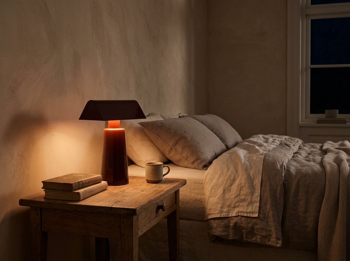 Cordless Banker Lamp - Sets a Warm, Sophisticated Mood