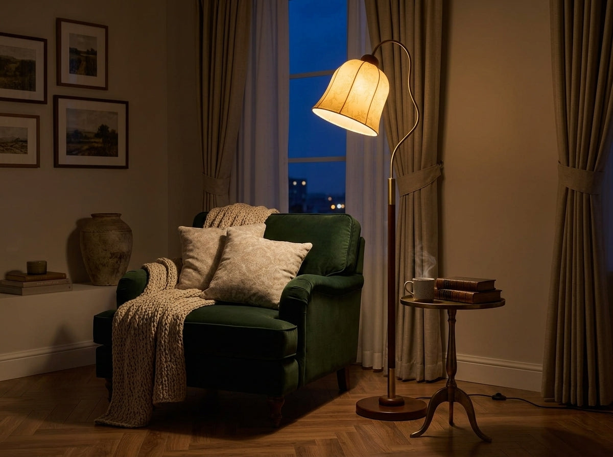 Curved Arc Floor Lamp - Sets the Mood in Any Room