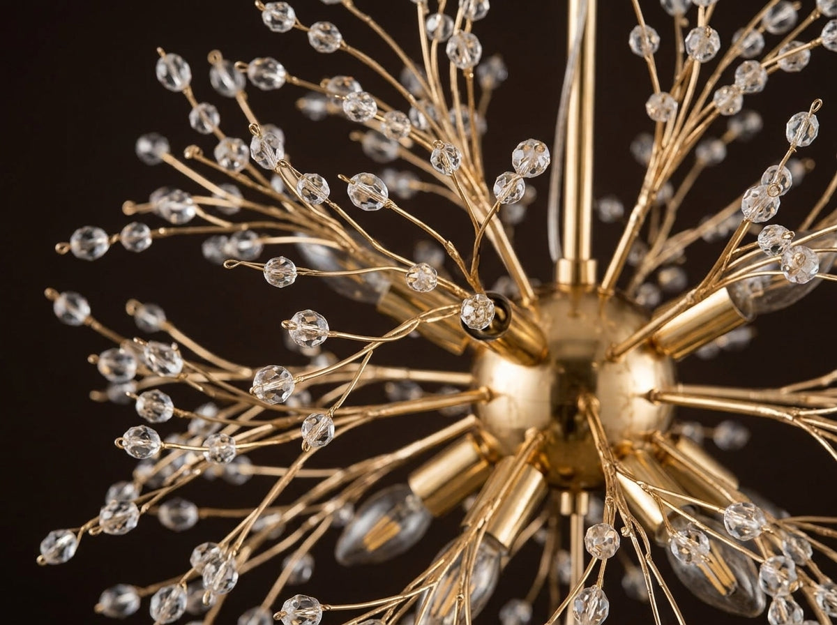Dandelion Crystal Chandelier - Crafted for Lasting Brilliance