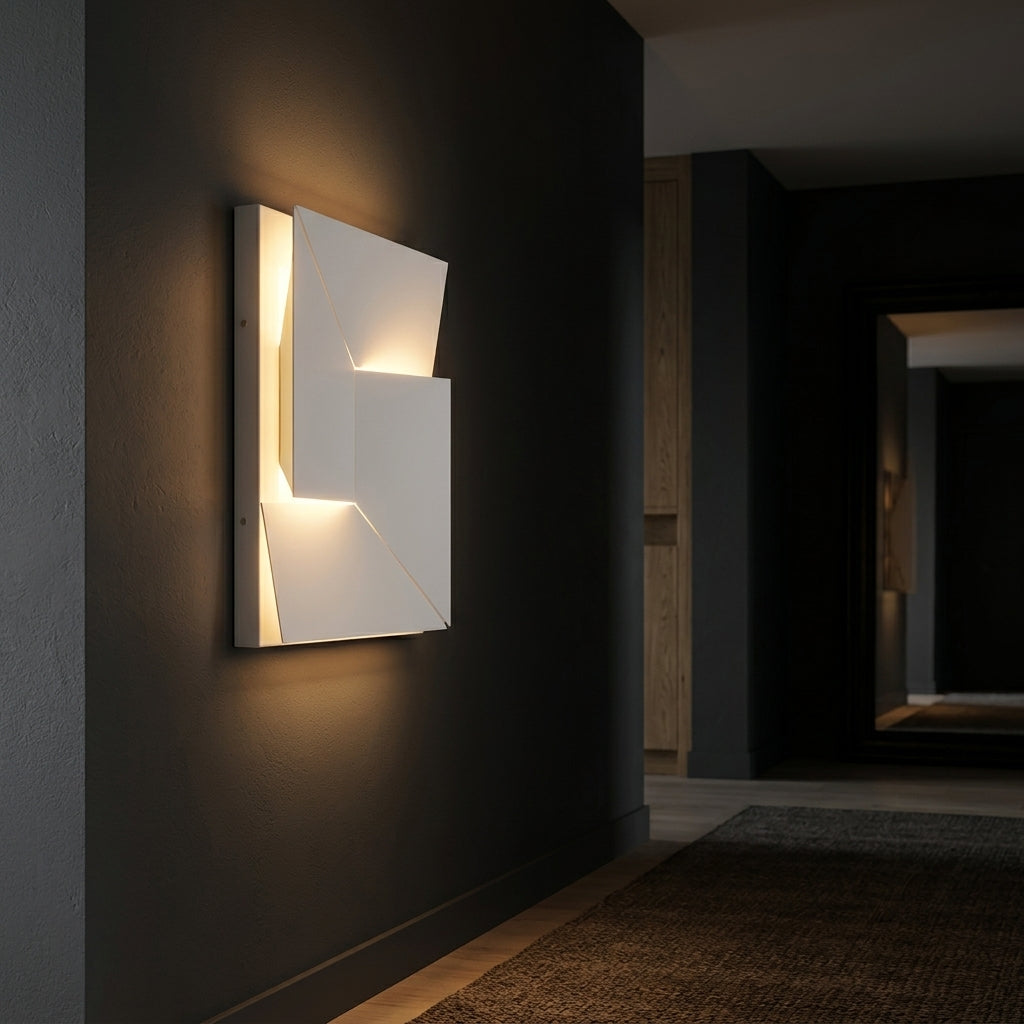 Faceted Panel Sconce - Main Product Image