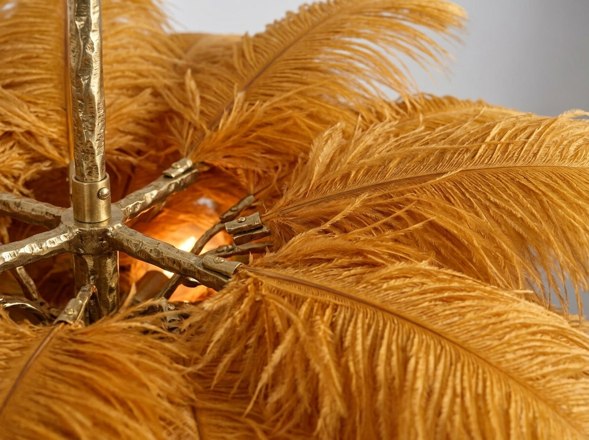 Feather Canopy Chandelier - Crafted for Lasting Elegance